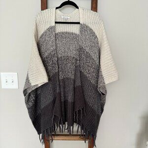 American Eagle Gradient Sweater Poncho